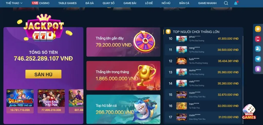 Jackpot lũy tiến mmm88