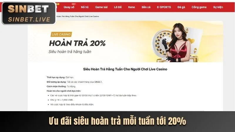 Hoàn trả không giới hạn cho game bắn cá